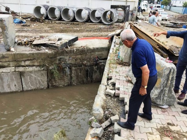 Ataşehir, Yenisahra, Ali Fuat Cebesoy Köprüsü Sel Baskını Fotoları 18 Temmuz 2017