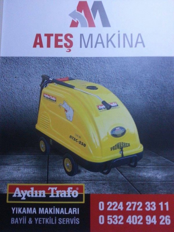 ATEŞ MAKİNA BASINÇLI  YIKAMA MAKİNA TAMİRİ