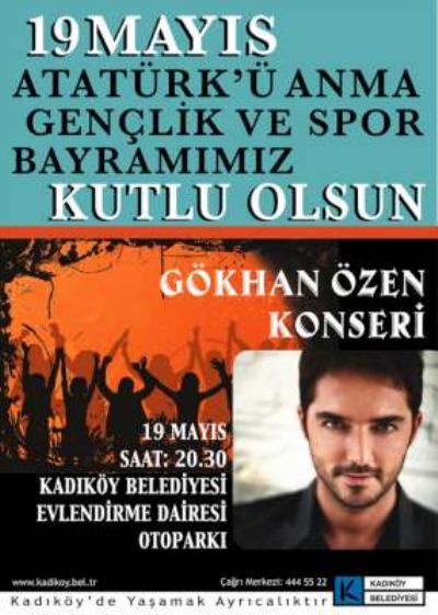 KADIKÖY DE GÖKHAN ÖZEN KONSERİ