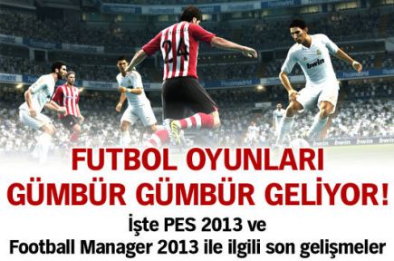 2013 Futbol oyunları gümbür gümbür geliyor!