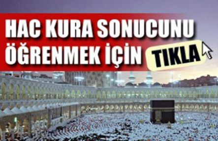 2013 HAC KURA SONUÇLARI