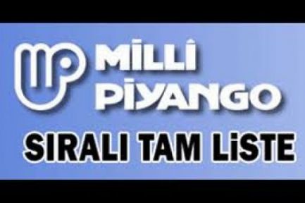 2013 Milli Piyango tam listesi