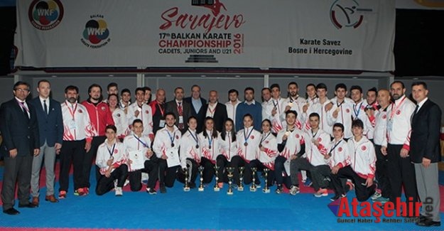 TÜRKİYE KARATE’DE BALKAN ŞAMPİYONU OLDU