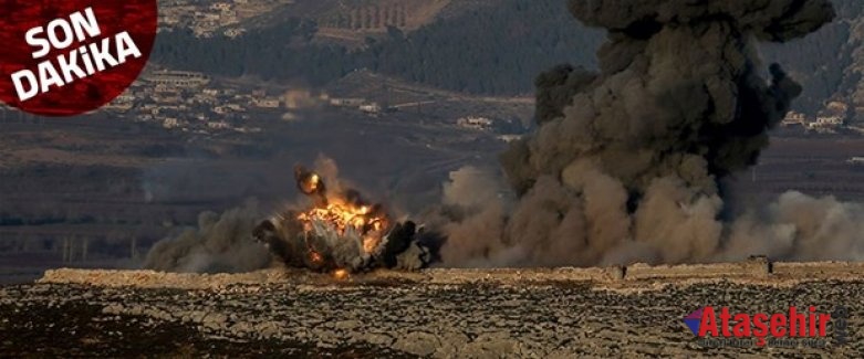 Türk jetleri konvoyun girdiği bölgeyi bombalıyor!