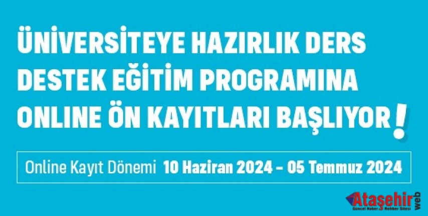 İstanbul Ataşehir'de gençlere ücretsiz üniversiteye hazırlık desteği