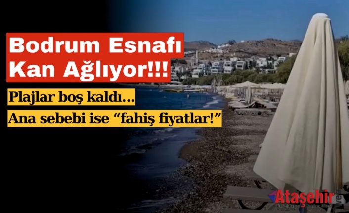 Bodrum esnafı kan ağlıyor