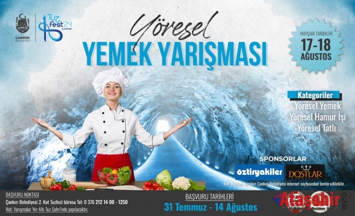 TUZFEST Yöresel Yemek Yarışması İçin Başvurular Başladı