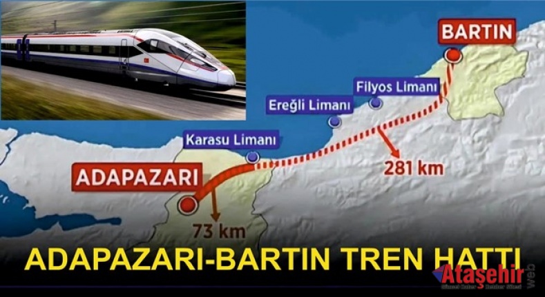 Adapazarı-Bartın tren hattıyla ilgili projenin detayları