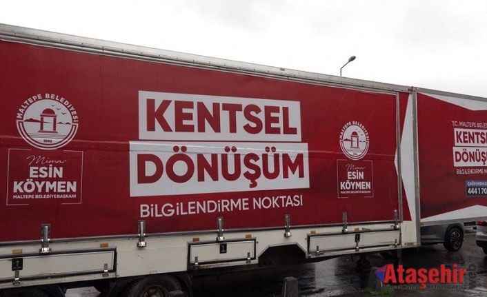 Maltepe Belediyesi kentsel dönüşüm bilgilendirme noktaları kurdu