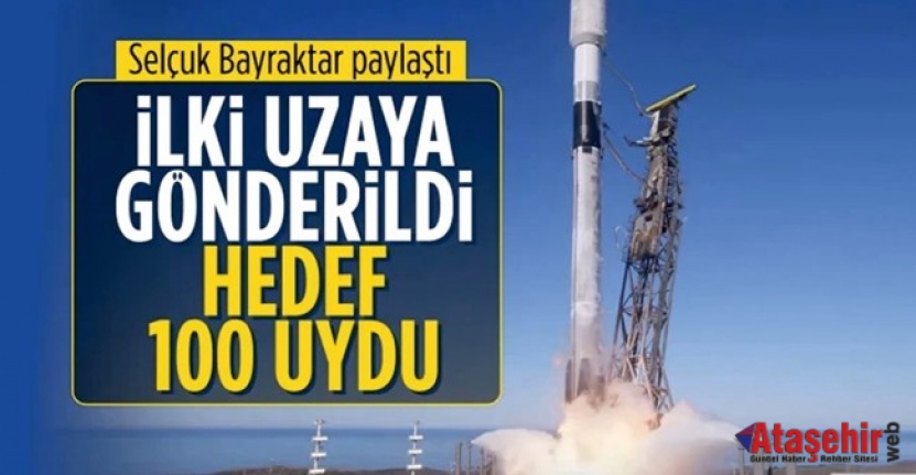 Selçuk Bayraktar FGN-100-d1 uydusunu uzaya gönderdi.