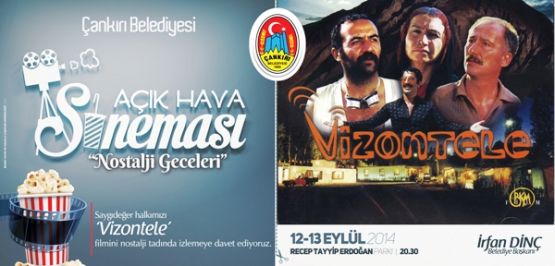 Çankır'da Açık Havada Sinema Keyfi