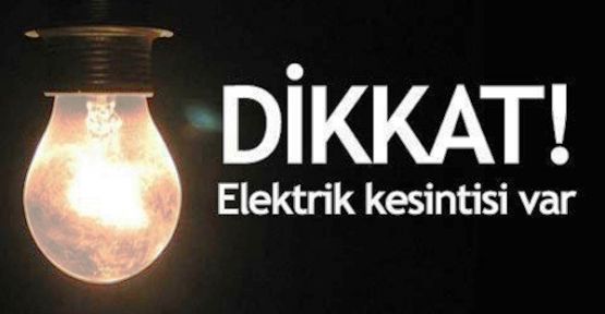 Elektrik Kesintisi