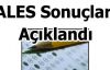 2013 ALES sonuçları açıklandı