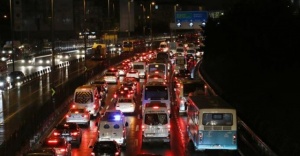 İstanbul'da trafik kilitlendi