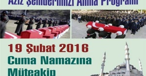 ATAŞEHİR'DE  ŞEHİTLERİMİZİ ANMA PROGRAMI