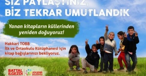 Hakkari TOBB İlköğretim Okulu İçin Kitap Kampanyası