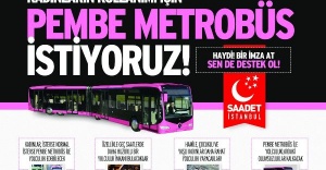 PEMBE METROBÜS İSTİYORUZ