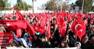 Diyarbakır’da Terör Protestosu