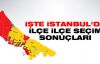 Cumhurbaşkanlığı Seçiminde İstanbul İlçeleri Oy Oranları