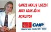 GAMZE AKKUŞ İLGEZDİ ADAY ADAYLIĞINI AÇIKLIYOR