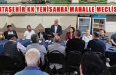 Ataşehir Kent Konseyi Yenisahra Mahalle Meclisi toplantısı Yapıldı