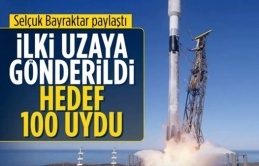 Selçuk Bayraktar FGN-100-d1 uydusunu uzaya gönderdi.