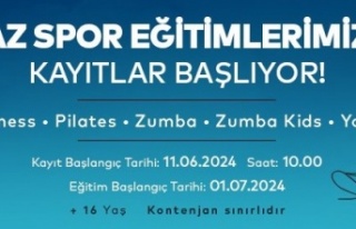 ATAŞEHİR’DE YAZ SPOR EĞİTİMLERİ BAŞLIYOR