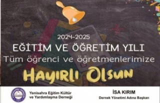 YENİSAHRA DERNEĞİ BAŞKANI İSA KIRIM’DAN 2024-2025...