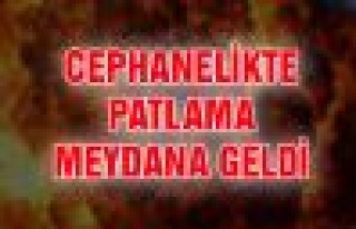 Afyonkarahisar'da askeri cephanelikte patlama