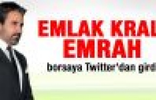 Artık Emrah’ta Twitter Hissedarı