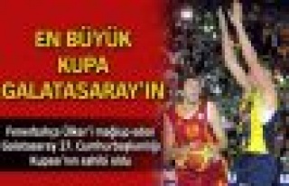 Basketbol'de En büyük kupa Galatasaray'ın