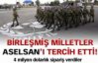 Birleşmiş Milletler Aselsan'ı tercih etti!