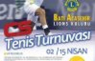 CS Tenis Turnuvası Başladı