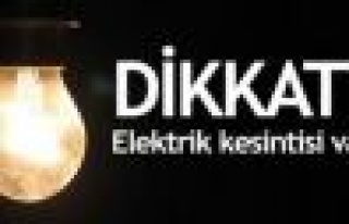 İstanbul'da elektrikler kesilecek