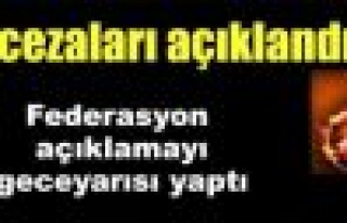 PFDK Şike cezalarını açıkladı