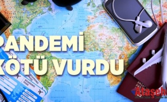 TURİZM GELİRLERİNDE BÜYÜK DÜŞÜŞ