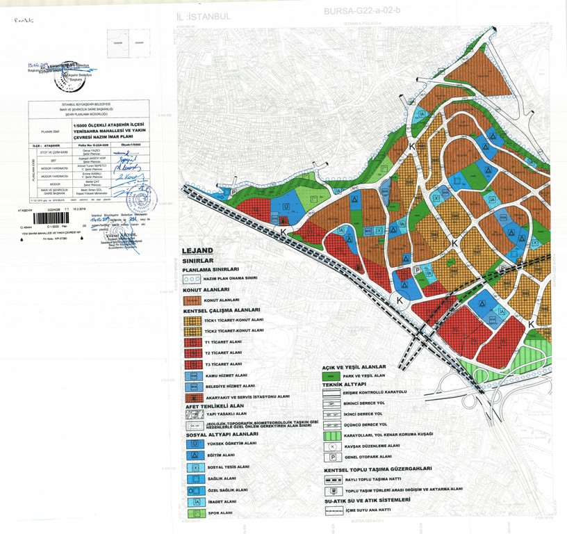 yenisahra ve barbaros mahallelerinin 1 5000 imar plani askiya cikti